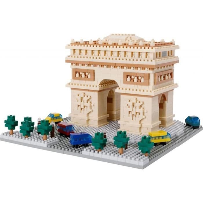 Mini-figurine en briques - BANDAI - NANOBLOCK - Arc de Triomphe Deluxe - 1560 pcs