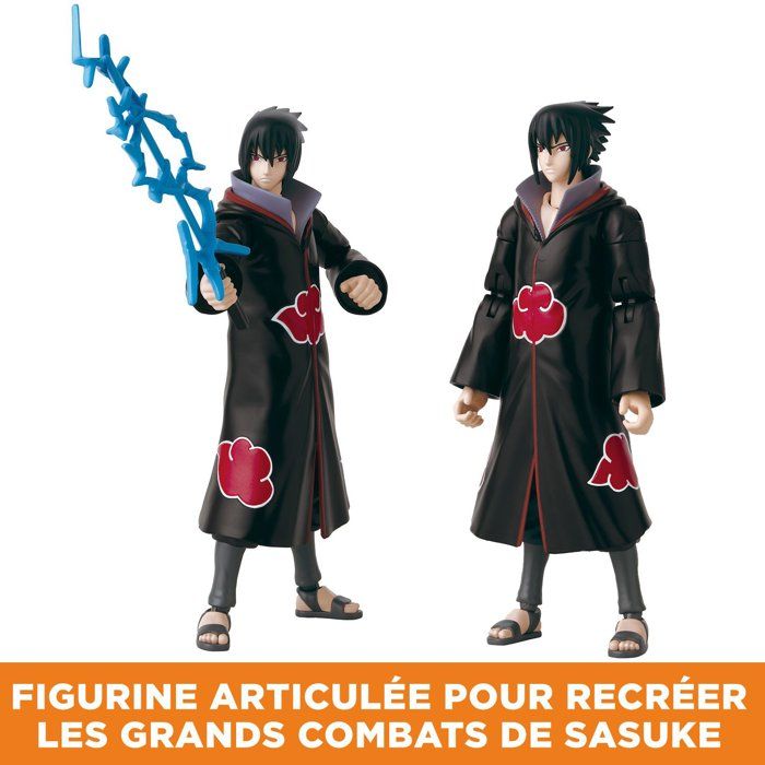 Figurine Anime Heroes 17 cm - BANDAI - Naruto Shippuden - Sasuke Taka - 36967