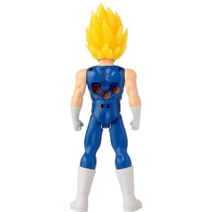 Figurine géante Limit Breaker - BANDAI - Dragon Ball - 38567 - Super Saiyan 2 Vegeta - Sparking Vegeta- 30 cm - Son et Lumiere