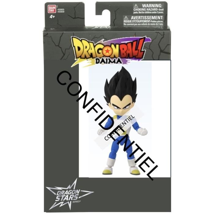 Figurine articulÈe Dragon Star 17 cm - Mini Vegeta - BANDAI - Dragon Ball Daima Kid Vegeta - 4 ans et +