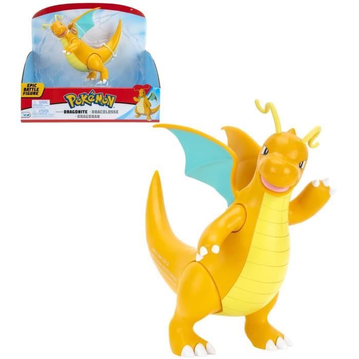Figurine PokÈmon lÈgendaire Dracolosse 30 cm de BANDAI