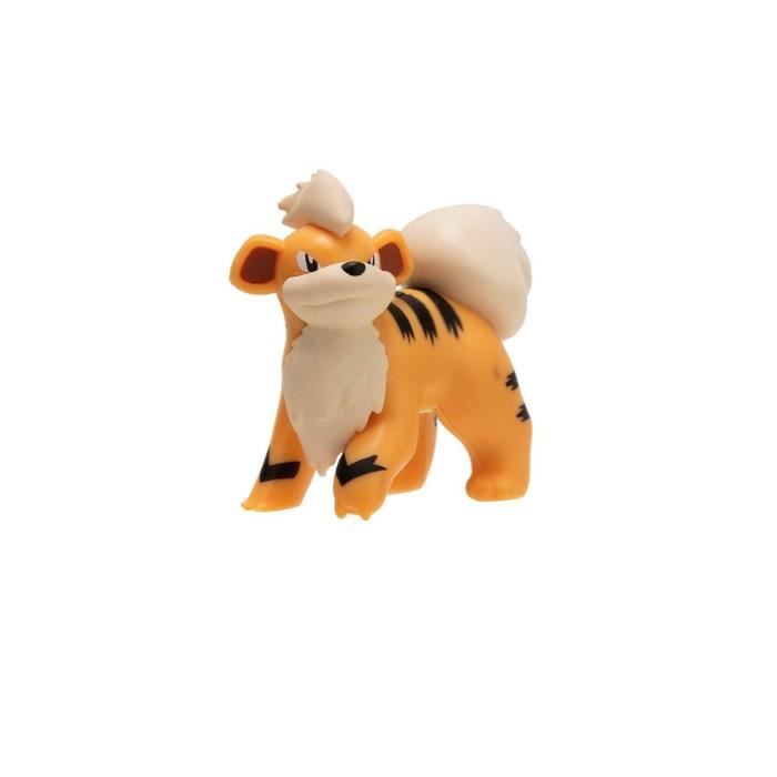 8 figurines Battle BANDAI - PokÈmon - Pikachu, Evoli, Dratatin, Togepi, Caninos, Mimiqui, Raichu et BrutalibrÈ