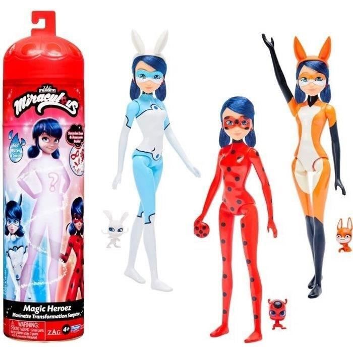 Miraculous Ladybug - PoupÈe Marinette Color Change 26 cm - BANDAI