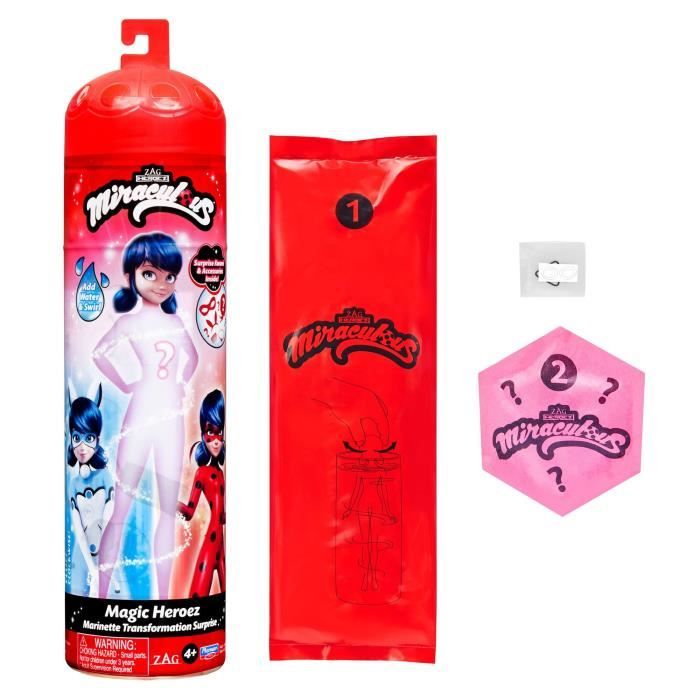 Miraculous Ladybug - PoupÈe Marinette Color Change 26 cm - BANDAI