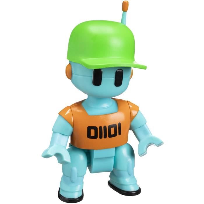 Figurine articulée - BANDAI - Stumble Guys - Robot Guy - 11 cm - Avec stickers
