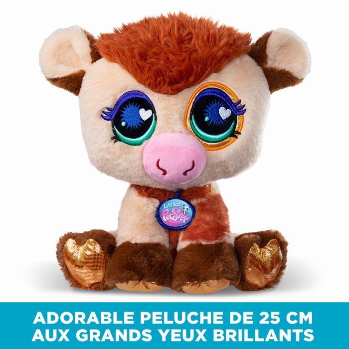 Peluches Deluwe - LITTLEST PET SHOP - BF00666 - Vache - 25 cm