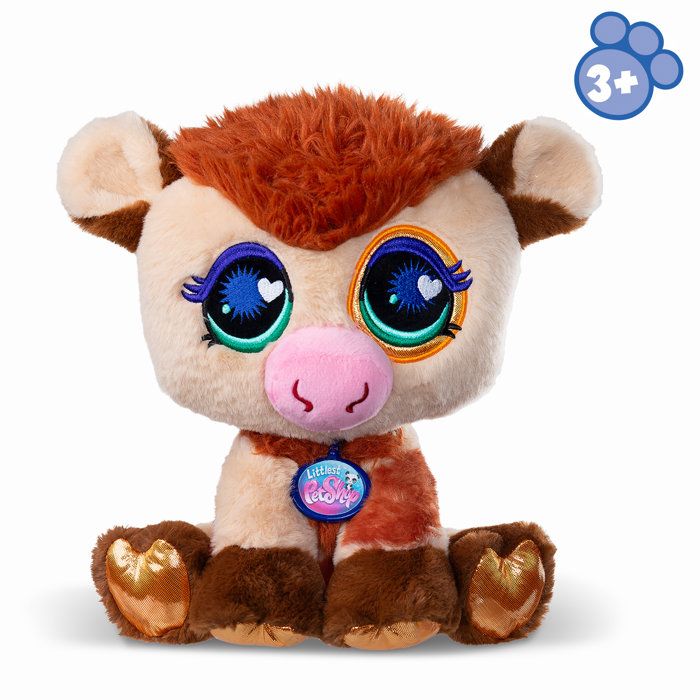 Peluches Deluwe - LITTLEST PET SHOP - BF00666 - Vache - 25 cm