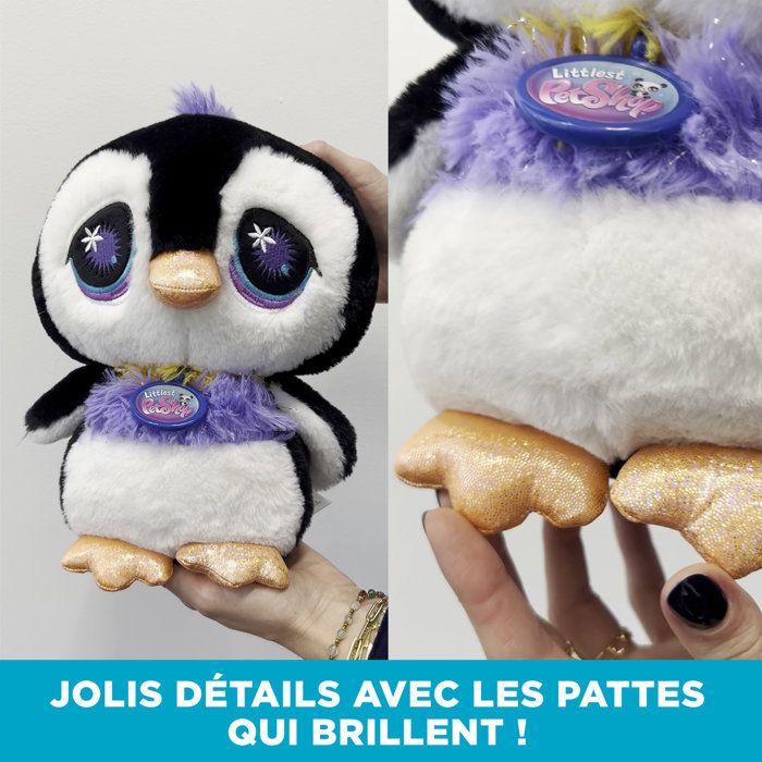 Peluches Deluwe - LITTLEST PET SHOP - BF00668 - Pingouin - 25 cm
