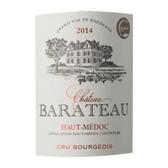 Château Barateau 2014 Haut-Médoc Cru Bourgeoix - Vin rouge de Bordeaux