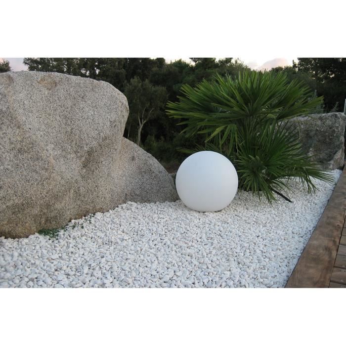 LUMISKY - Boule lumineuse filaire pour extérieur LED - blanc BOBBY - Ř50cm culot E27