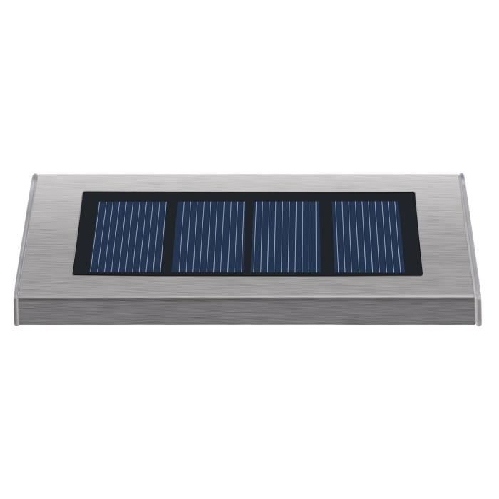 Spot solaire mural extÈrieur Ètanche - LUMISKY - 3 LEDs blanches - 2 modes d'Èclairage