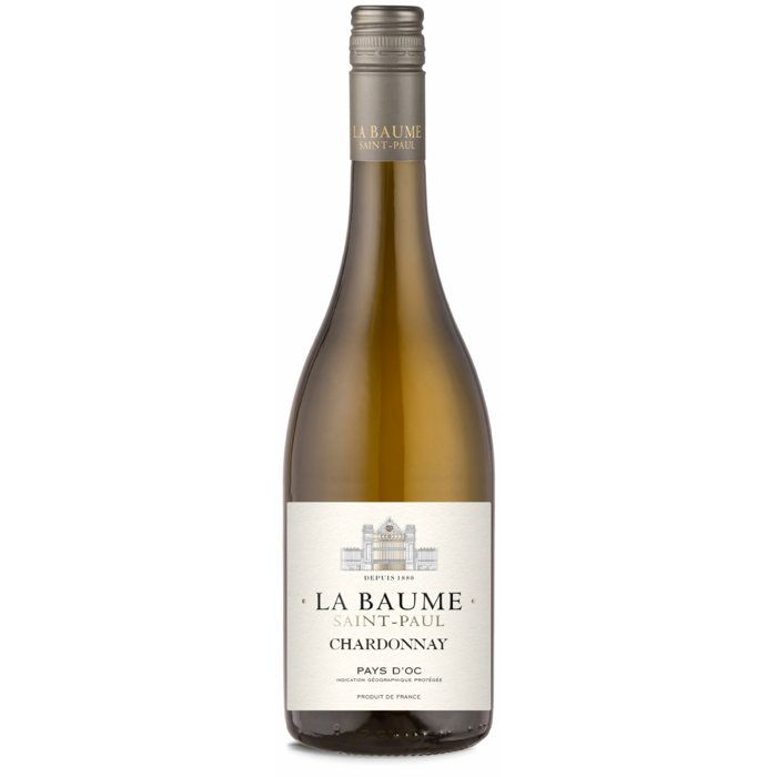 La Baume Saint-Paul Pays d'Oc Chardonnay - Vin blanc de Languedoc-Roussillon