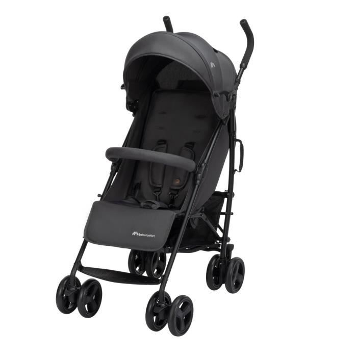 BEBECONFORT DUSK Poussette compacte, 1ere âge, ultra compacte, pliage facile, naissance a 4 ans, jusqu'a 22 kg MINERAL GRAPHITE