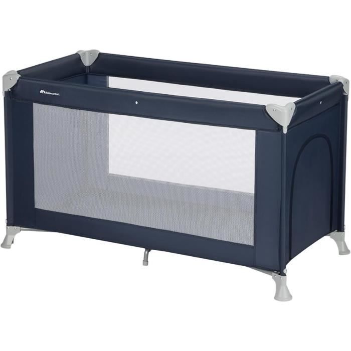 BEBECONFORT Sweet dreams Lit bébé, Lit parapluie, De la naissance a 3 ans (jusqu'a 15kg)+ sac de transport , Navy Blue