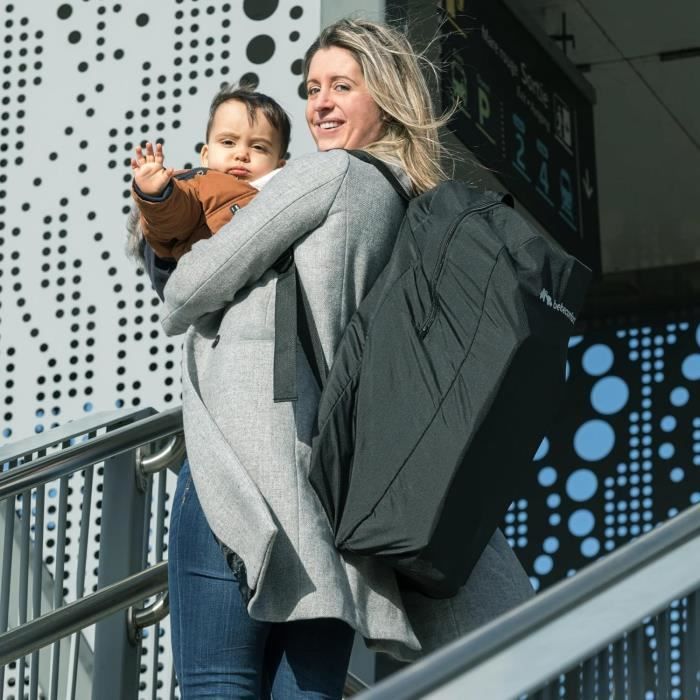 BEBECONFORT Poussette canne ultra compacte TEENY 3D, 4 roues, De la naissance a 4 ans environ (22kg), Tinted gray