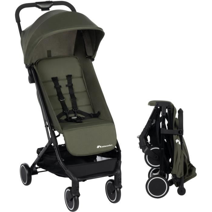 BEBECONFORT SOKO Poussette canne ultra compacte, légere, des la naissance, jusqu'a 15 kg (3-4 ans environ), Mineral green