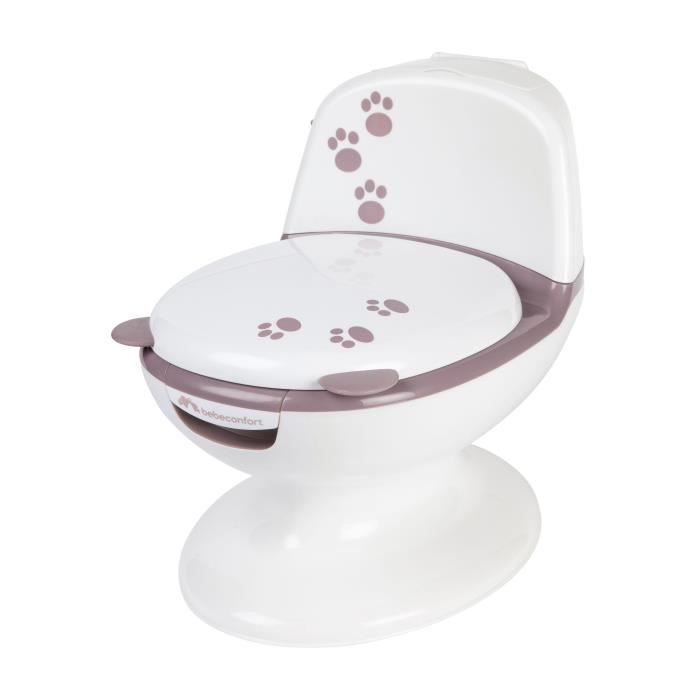 BEBECONFORT Mini toilette Panda, Pot avec bruit de chasse d'eau, Rose