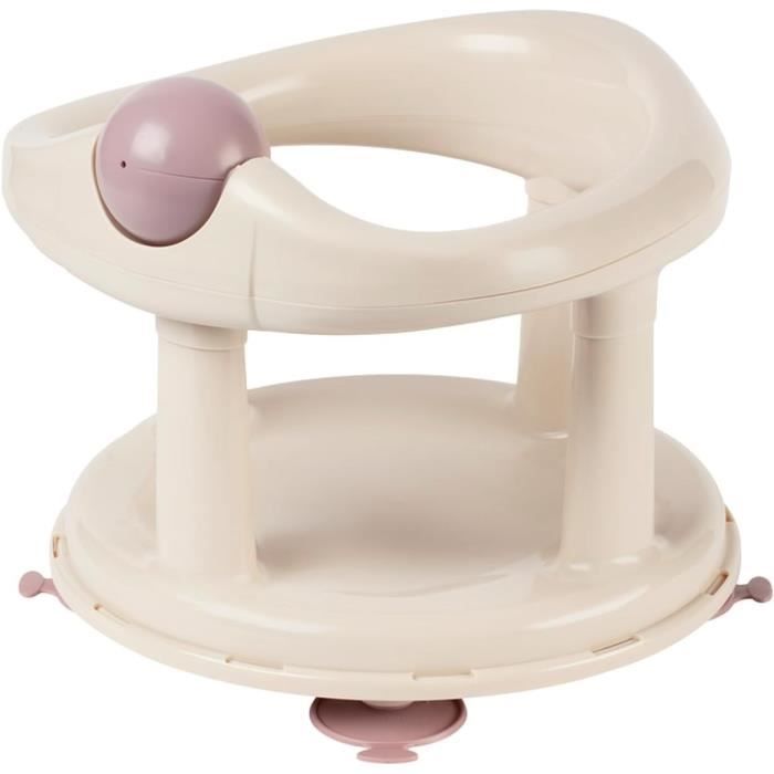 BEBECONFORT Anneau de bain pivotant, siege de bain, de 6 mois a 12 ans, Beige