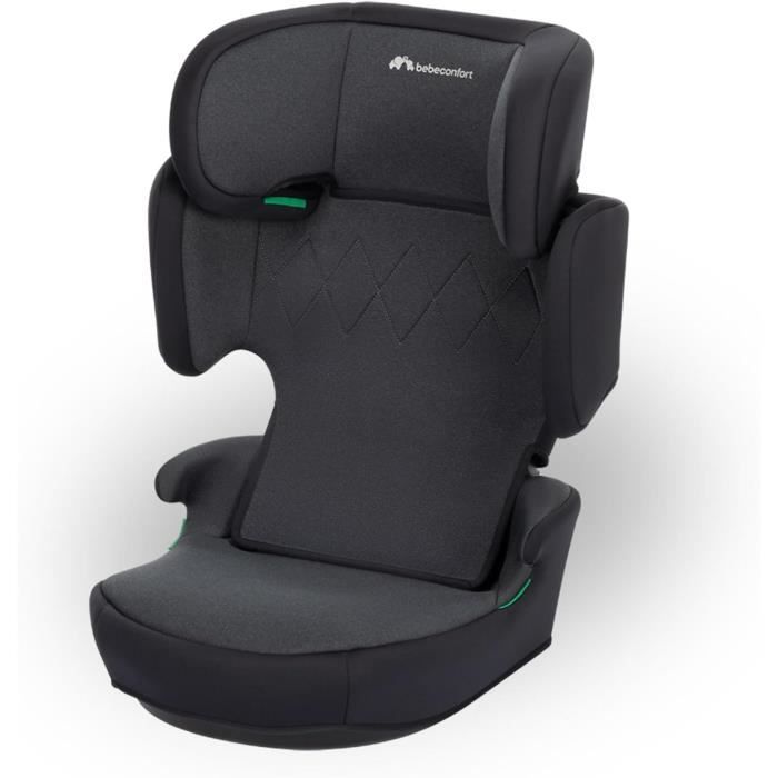 BEBECONFORT Siege auto ROAD SAFE compatible i-Size, groupe 2/3, rehausseur, 3,5 ans a 10/12 ans, 100-150cm, 15-36kg, TINTED BLACK