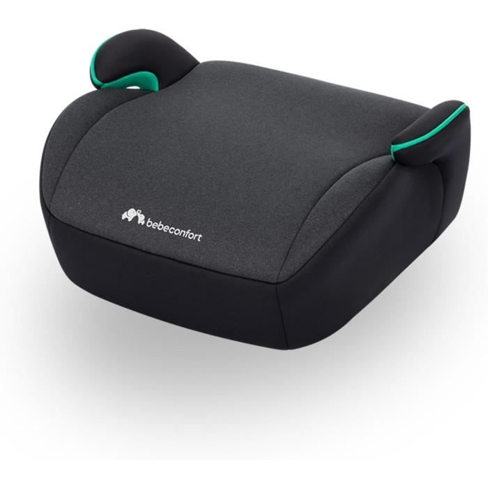 BEBECONFORT Siege auto réhausseur Manga i-Safe, Groupe 3, ceinturé, de 6 a 10-12 ans (36kg) TINTED BLACK