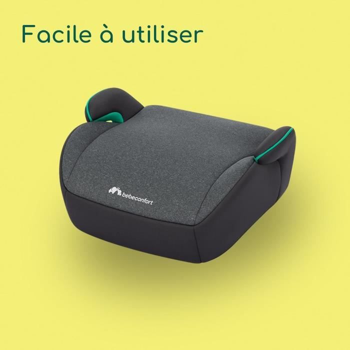 BEBECONFORT Siege auto réhausseur Manga i-Safe, Groupe 3, ceinturé, de 6 a 10-12 ans (36kg) TINTED GRAPHITE