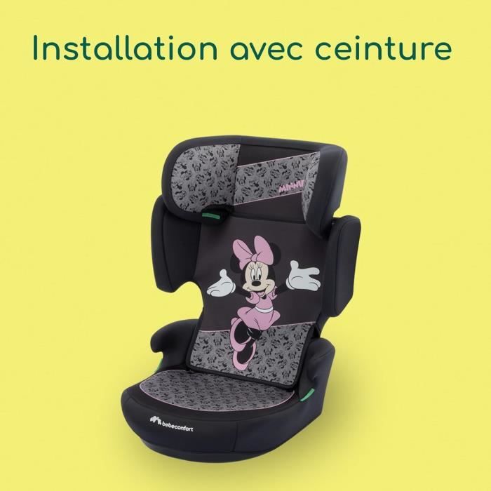 BEBECONFORT DISNEY© Siege auto Road Safe i-Size Minnie, groupe 2/3, rehausseur, 3,5 ans a 10/12 ans, 100-150cm, 15-36kg, Authentic?