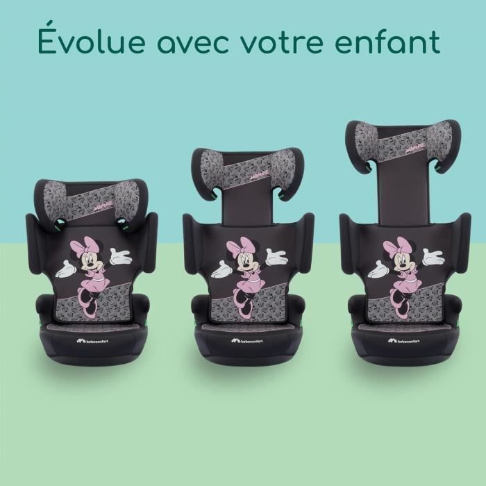 BEBECONFORT DISNEY© Siege auto Road Safe i-Size Minnie, groupe 2/3, rehausseur, 3,5 ans a 10/12 ans, 100-150cm, 15-36kg, Authentic?