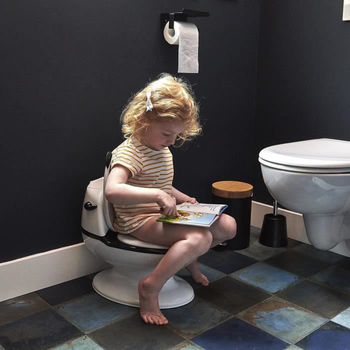 BEBECONFORT Mini toilette Panda, Pot avec bruit de chasse d'eau