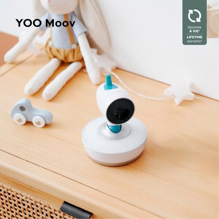 Babymoov Caméra Additionnelle Motorisée Orientable a 360° pour Babyphone Caméra Yoo Moov
