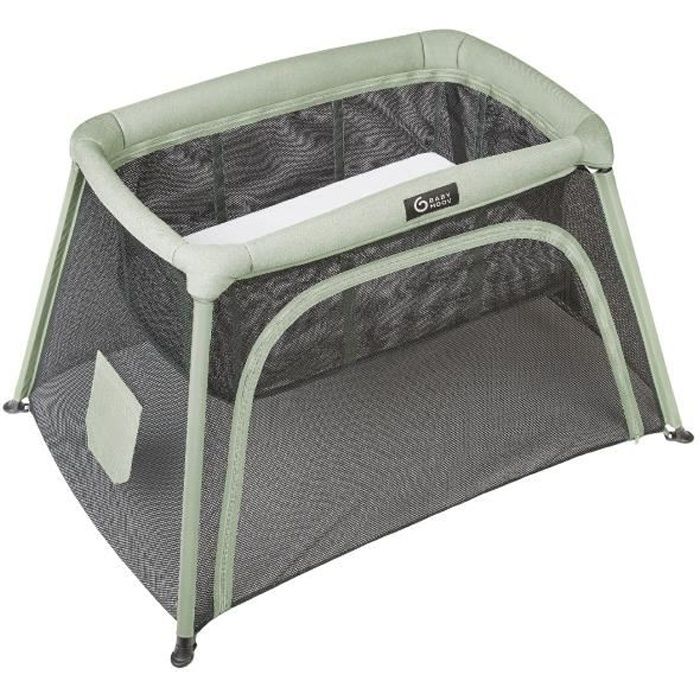 Babymoov Lit parapluie 3-en-1 Moov and Comfy - Des la Naissance et jusqu'a 4 ans - Berceau Grand Lit d'appoint & Aire de jeux
