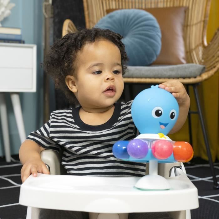 BABY EINSTEIN OPUS le poulpe - Jouet d'éveil sensoriel ventouse tournant 3M+ Cadeau Noel bébé