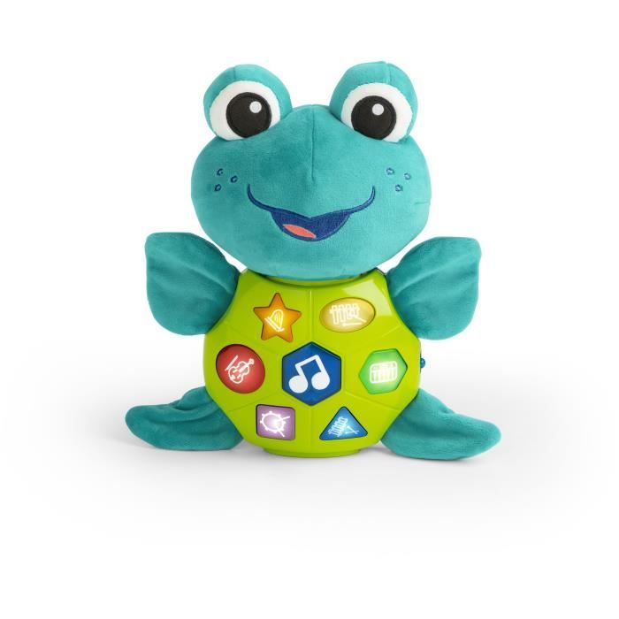 BABY EINSTEIN NEPTUNE la tortue Peluche jouet d'éveil musical,Cadeau Noel bébé, musique, couleurs 6M+