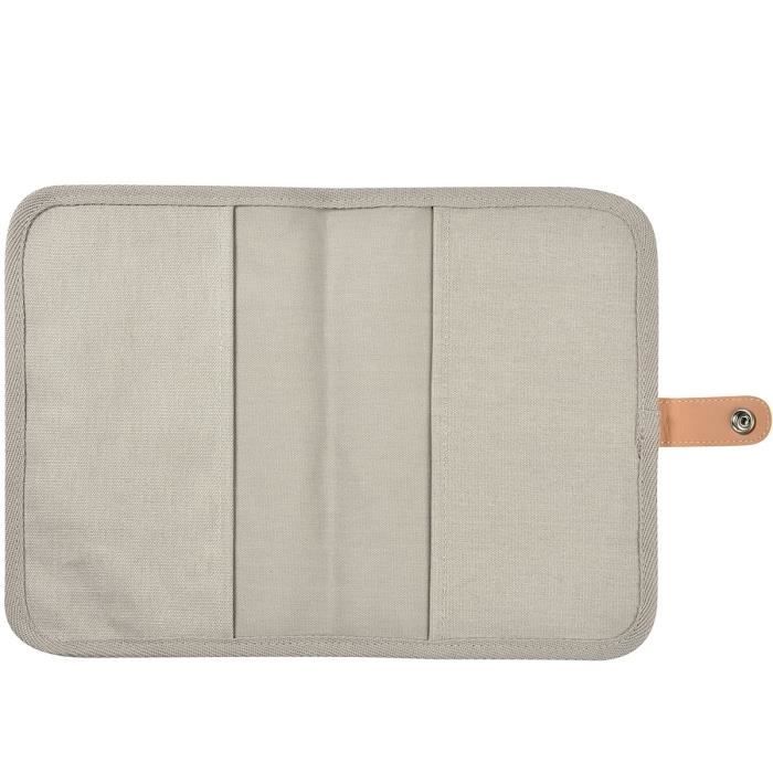 BÉABA - Protege Carnet de Santé, Gris Perle