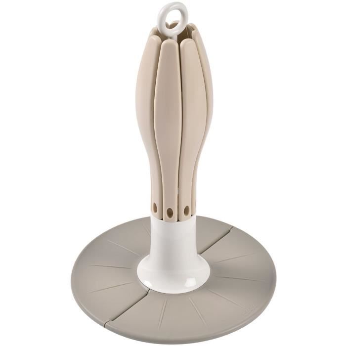 Egoutte-biberons pliable Flower - BEABA - Jusqu'a 8 biberons - Argile