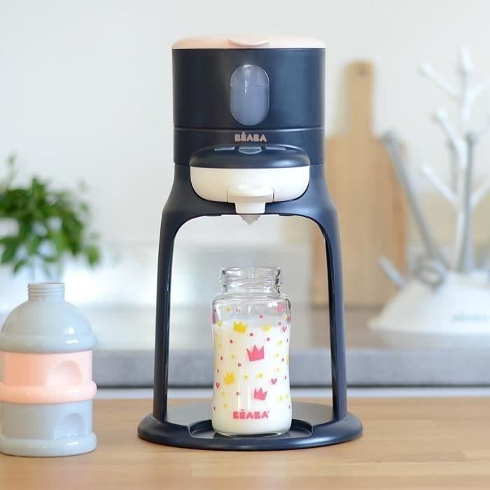 BÉABA - Bib'Expresso - Préparateur-Chauffe Biberon/Petits pots - Température Exacte - Instantané - Bain Marie - Bleu Nuit