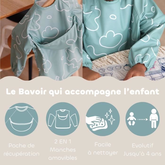 Coffret cadeau 1er repas - BEABA - Vert Sauge
