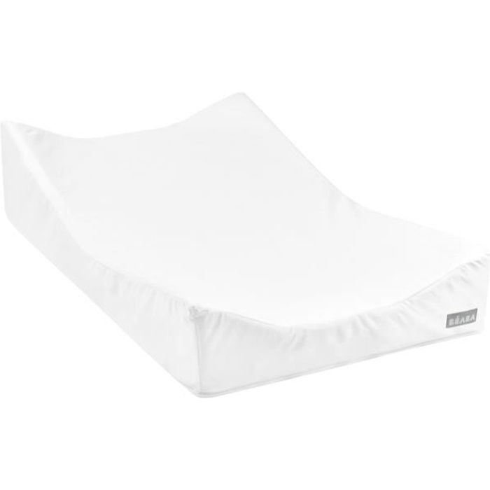 BÉABA - Matelas a Langer Sofalange - Made In France - Concept Breveté - Plan a Langer Incliné - Limite Les Reflux - oekotex - Blanc