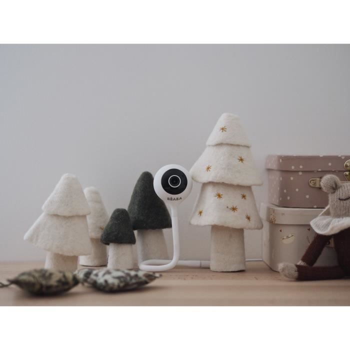 Ecoute bébé vidéo - BEABA - ZEN Connect - Full HD 1080p - Longue portée - Berceuses