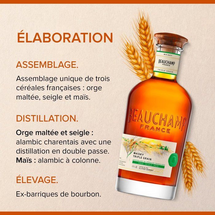 Beauchamp - Triple Grain Whisky - 46,0% Vol. - 70cl