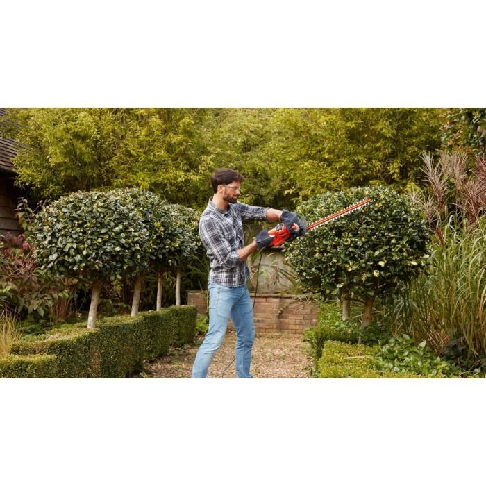 Taille-haies électrique filaire - BLACK&DECKER - BEHT201-QS - 420W - Lame 45cm