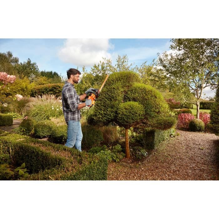 Taille-haies électrique filaire - BLACK&DECKER - BEHTS301-QS - 500W - Lame 50cm