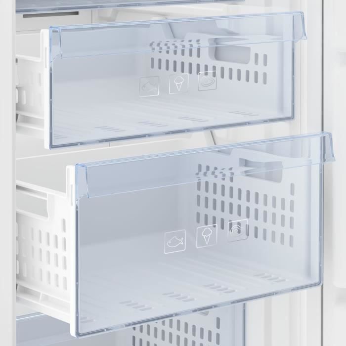 Congélateur armoire - BEKO - BFNA247E40SN - Intégrable - 6 tiroirs + 1 compartiment - 10 kg/24h - Classe E - 177,5x54x54,5
