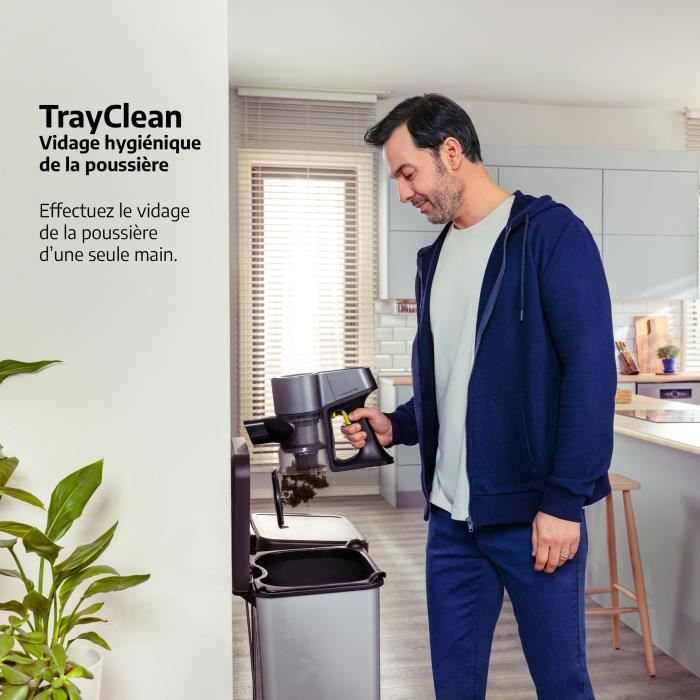 BEKO VRT84225VI - Aspirateur Balai sans fil - Puissance d'aspiration 100 Air Watts - Brosse éclairée - Autonomie jusqu'a 45 minutes