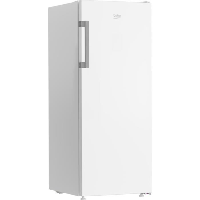 CongÈlateur armoire - BEKO - B1RFNE274W - Classe E - 220 L - 151,5 x 59,7 x 70,9 cm - Blanc