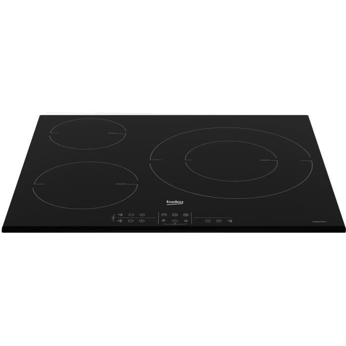Table de cuisson a induction - BEKO - 3 foyers - 60 cm - HII63M