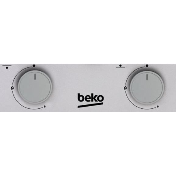 Table de cuisson a gaz - BEKO - 2 foyers - 30 cm - Inox - HDCG32220FX