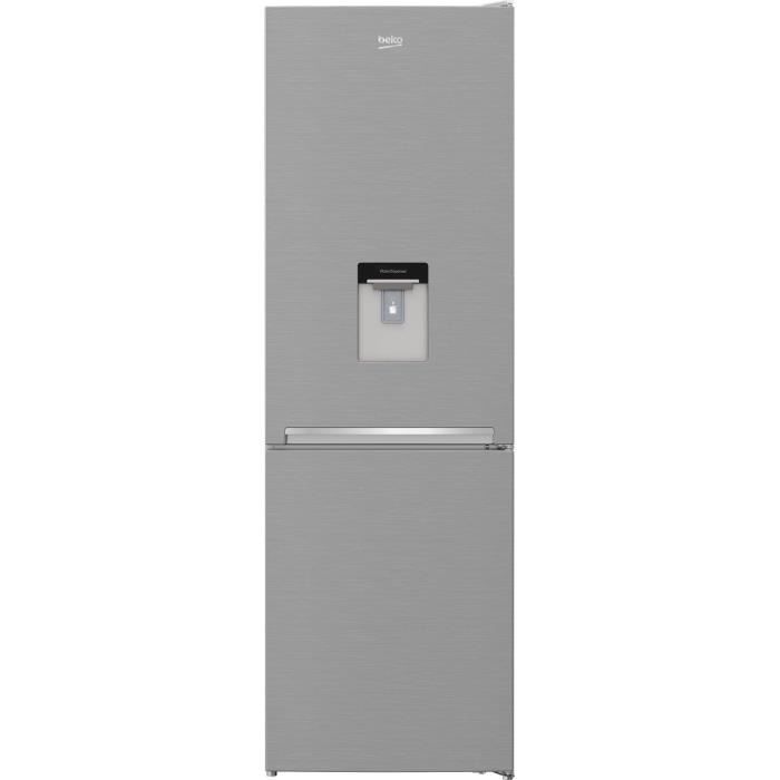 RÈfrigÈrateur congÈlateur bas BEKO CRCSA366K40DXBN - 343 L (223+120) - mÈtal brossÈ