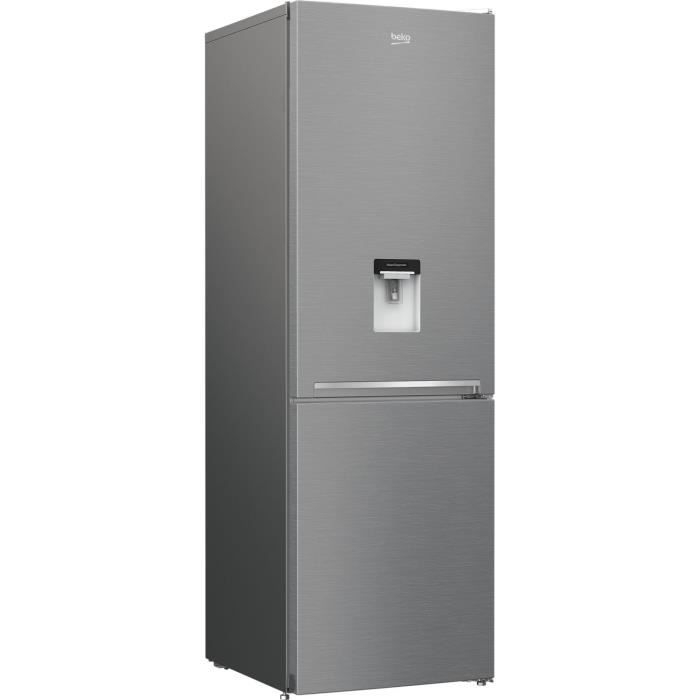 RÈfrigÈrateur congÈlateur bas BEKO CRCSA366K40DXBN - 343 L (223+120) - mÈtal brossÈ
