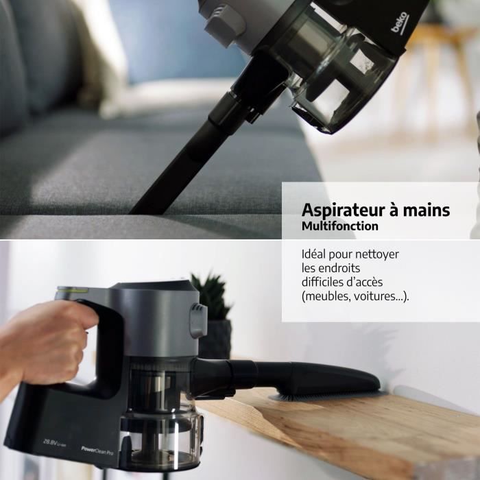 BEKO VRT95929VI - Aspirateur Balai - 210 Airwatts - 3 vitesses - Brosse ÈclairÈe - Actiflex - Technologie Autoboost