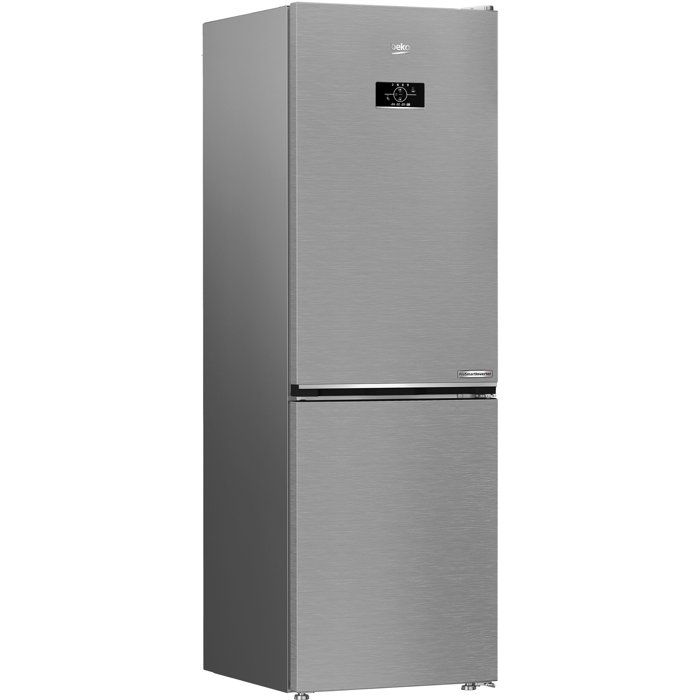 Réfrigérateur combiné - BEKO Série bPro500 - B5RCNE365HXB - 2 portes - 316 L - Classe D - 59,5 x 66,3 x 186,5 cm - Métal brossé